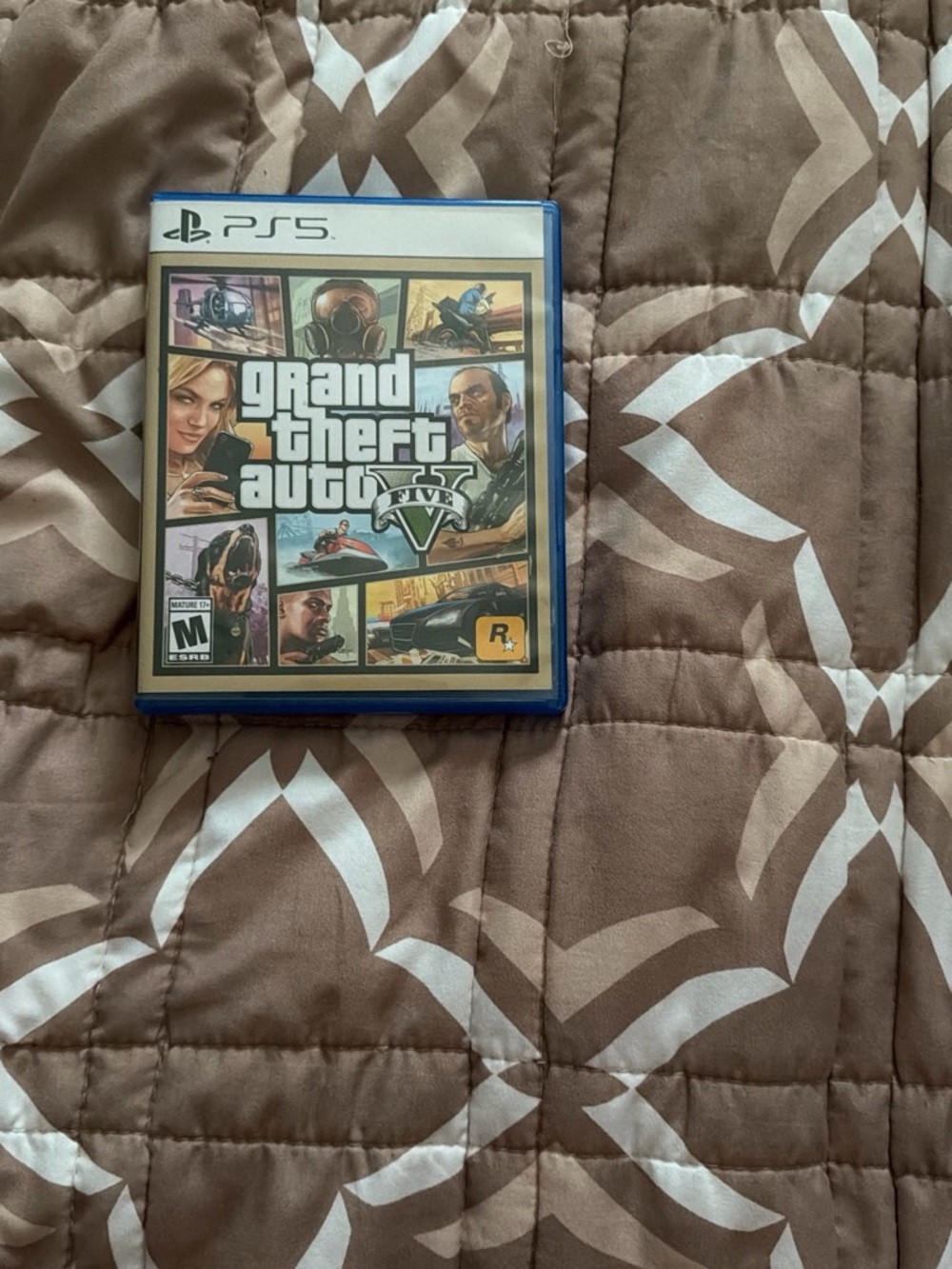 Grand Theft Auto V PS5 Game - Blue Case